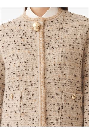 Beige Buttoned tweed jacket FABIANA FILIPPI | GCD215F122L545VR2